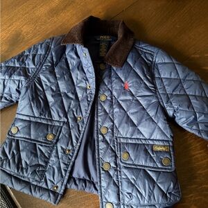 Polo by Ralph Lauren Kids Navy Quilted Puffer Jacket